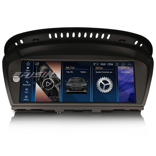 Erisin ES3360I 10.25" Android 13 Autoradio GPS Navigation für BMW E90 E91 E92 E93 E60 E61 E63 E64 CIC System CarPlay Android Auto DAB+ Wifi Bluetooth