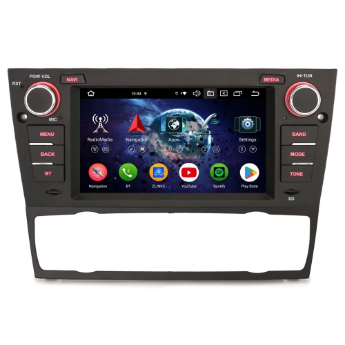 Erisin ES5767BN 7 Zoll Android 14 Autoradio Bluetooth GPS Navigation DAB+ CarPlay Android Auto IPS Touchscreen Für BMW 3er E90 E91 E92 E93 M3