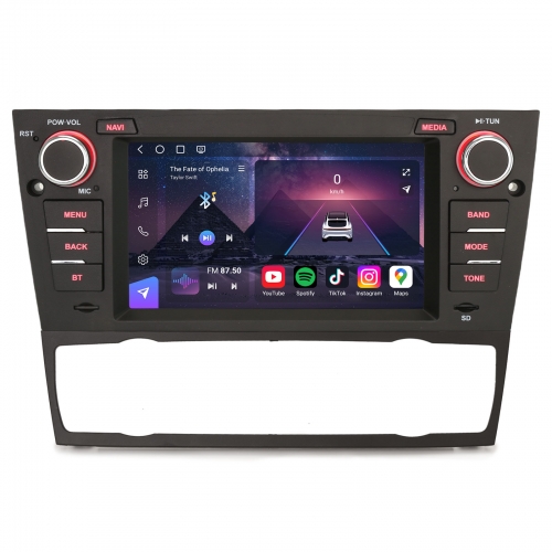 Erisin ES9067B 8-Kern 8GB+128GB 7 Zoll Android 14 Autoradio Für BMW 3er E90 E91 E92 E93 M3 GPS Navigation CarPlay Android Auto DAB+ RDS Wifi