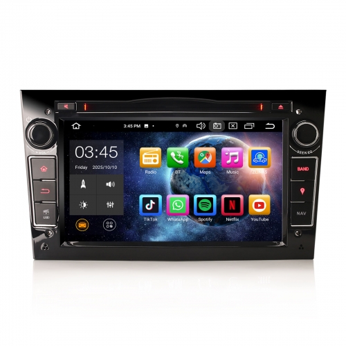 Erisin ES8560PB 8-Kern Android 14 Autoradio GPS Navi CarPlay DAB+ CD Bluetooth DSP Für Opel Astra Zafira Signum Corsa C/D Meriva Antara