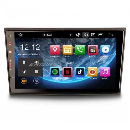 Erisin ES8508P 8" 8-Kern Android 14 Autoradio GPS Navi CarPlay DAB+ DSP Für Opel Astra H Zafira Signum Corsa C/D Meriva Antara
