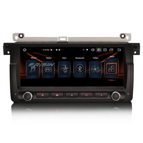 Erisin ES8504B 8.8 inch Android 14 Autoradio GPS Navi CarPlay Android Auto DAB+ RDS OBD2 DSP For BMW 3er E46 M3 Rover 75 MG ZT