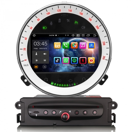 Erisin ES8518M 7 inch 8-Core Android 14 Car Stereo Sat Nav CarPlay DAB+ BT5.0 DSP Android Auto CD For BMW Mini Cooper
