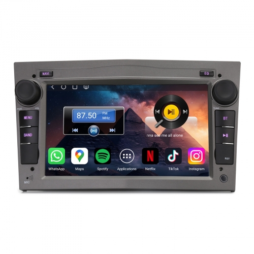 Erisin ES6660PG 8-Kern 4GB+64GB Android 14 Autoradio CarPlay GPS Navigation Für Opel Corsa D Astra H Corsa C Antara Zafira Signum Vectra Vivaro Combo