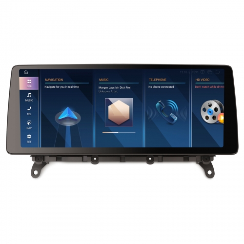 Erisin ES4725I 12.3" Qualcomm 8GB+128GB Android 14 Autoradio GPS Navi für BMW F25 X3 F26 X4 CIC System CarPlay Android Auto DAB+ Radio Canbus