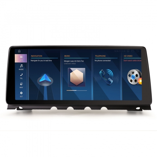 Erisin ES4701N 12.3" Qualcomm Android 14 Autoradio GPS Navigation für BMW 7er F01 F02 2013-2015 NBT System CarPlay Android Auto DAB+ Canbus DSP