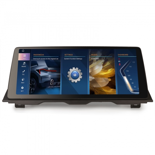 Erisin ES4710I 12.3" Qualcomm Android 14 Autoradio GPS Navigation für BMW 5er F10 F11 2010-2012 CIC System CarPlay Android Auto DAB+ Canbus DSP