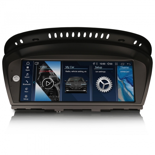 Erisin ES3360C 10.25" Android 14 Autoradio GPS Navigation für BMW E90 E91 E92 E93 E60 E61 E63 E64 CCC System CarPlay Android Auto DAB+ Wifi Bluetooth