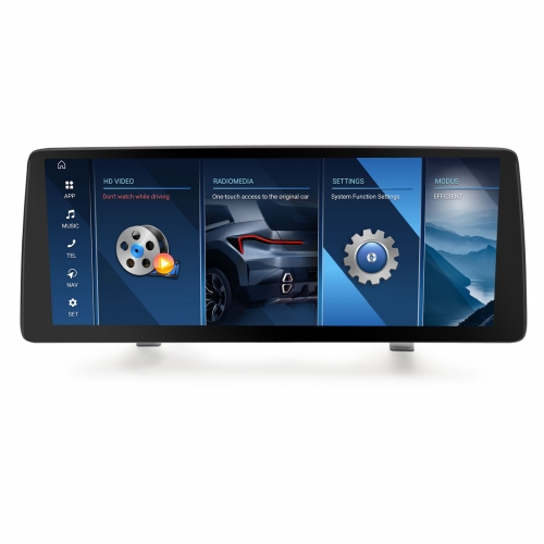 Erisin ES4760I 12.3" Qualcomm Android 16 Autoradio für BMW 5er E60 E61 2009-2010 CIC System GPS Navi CarPlay Android Auto DAB+ DSP Wifi iDrive Canbus
