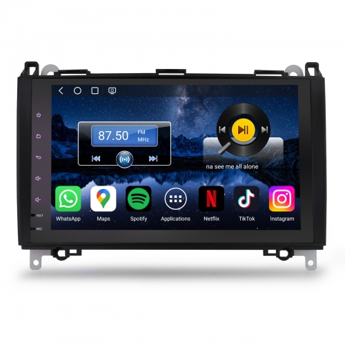 Erisin ES6692B 9" Android 14 Autoradio GPS Navigation Für Mercedes A/B Klasse W169 W245 Sprinter Viano Vito VW Crafter CarPlay Android Auto DAB+