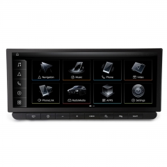 Erisin ES4776AL 12.3" Snapdragon 8-Kern Android 16 Autoradio Für Audi A6 2005-2008 GPS Navigation CarPlay Android Auto DAB+ DSP Wifi 4G BT5.1 Canbus