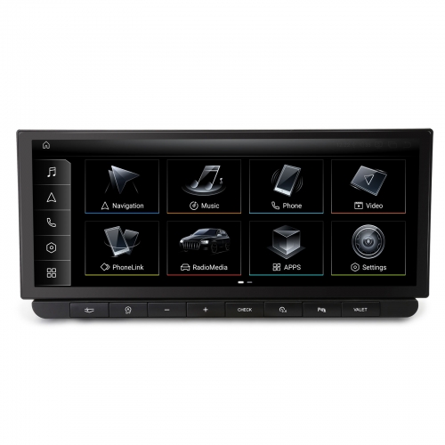 Erisin ES4776AL 12.3" Snapdragon 8-Core Android 16 Autoradio For Audi A6 2005-2008 GPS Navigation CarPlay Android Auto DAB+ DSP Wifi 4G BT5.1 Canbus