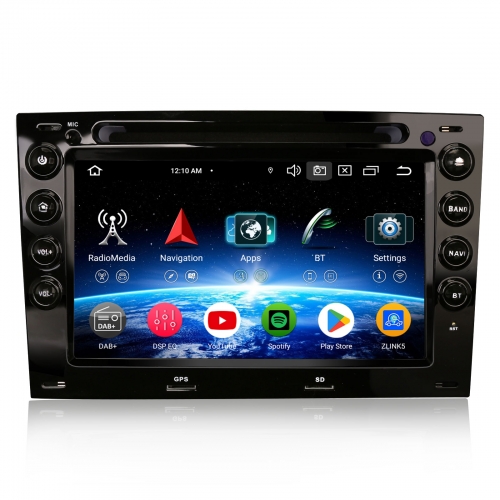Erisin ES6513M 7 Inch Android 16 Autoradio GPS Navigation For Renault Megane 2 CarPlay Android Auto DAB+ RDS OBD2 DSP Canbus DSP IPS Touchscreen