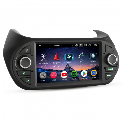 Erisin ES6575F 8-Core Android 16 Autoradio For FIAT Fiorino Qubo Citroen Nemo Peugeot Bipper CarPlay Android Auto GPS Navigation DAB+ RDS FM DSP Canbu