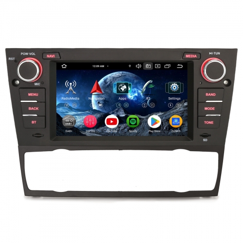 Erisin ES5567B 7 Zoll Android 16 Autoradio GPS Navigation Für BMW 3er E90 E91 E92 E93 M3 Bluetooth CarPlay Android Auto IPS Touchscreen DAB+