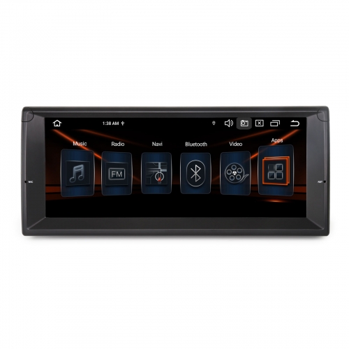 Erisin ES5503B 10,25 Inch Android 14 Autoradio GPS Navigation For BMW 5er E39 M5 CarPlay Android Auto DAB+ IPS Touchscreen Bluetooth Canbus