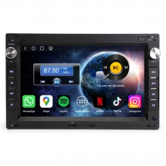 Erisin ES6609VB 7" Android 14 Autoradio GPS Navi Für VW Golf 4 Polo Jetta Passat T5 Multivan Seat Ibiza Skoda Octavia Bluetooth CarPlay Android Auto C