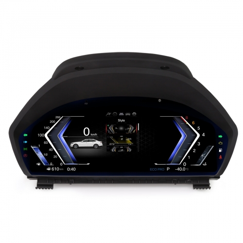 Erisin ES4803B 12,3'' HD Digitales Kombiinstrument für BMW F30 F31 F34 F32 F33 F36 2013–2020 EVO/NBT, LCD Tachometer mit 7 UI Lenkradsteuerung