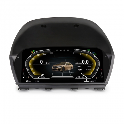 Erisin ES4822B 10" HD Digitales Kombiinstrument für BMW F20 F50 F22 F45 X1 F48 F49 X2 F39 LCD Tachometer mit 5-UI, Fahrzeugdaten, Lenkradsteuerung