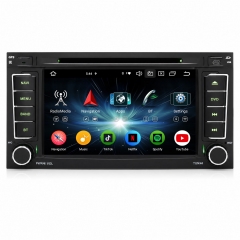 Erisin ES6505T 7-Zoll Android 16 Autoradio mit GPS Navigation für VW T5 Multivan 2004-2009, CarPlay Android Auto DAB+ RDS FM Canbus Lenkradsteuerung