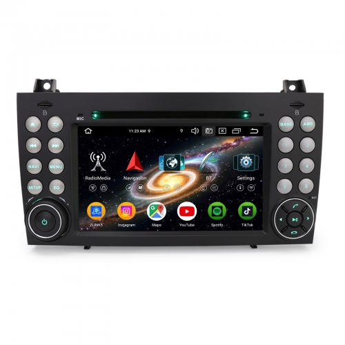 Erisin ES9140S 8-Kern Android 16 Autoradio mit CD Player GPS Navi für Mercedes Benz SLK R171 W171 SLK350, SLK280, SLK300 CarPlay Android Auto WiFi DAB