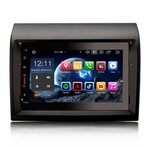 Erisin ES8570D 7 Zoll Android 16 Autoradio GPS Navigation Für Fiat Ducato Peugeot Boxer Citroen Jumper CarPlay Android Auto DAB+ Wifi DSP RDS