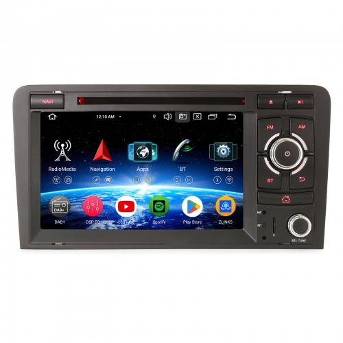 Erisin ES9127A 7 Inch Android 16 Autoradio CarPlay GPS Navigation for AUDI A3 S3 RS3 RNSE-PU Android Auto CD Player DAB+ CANBUS SWC Wifi