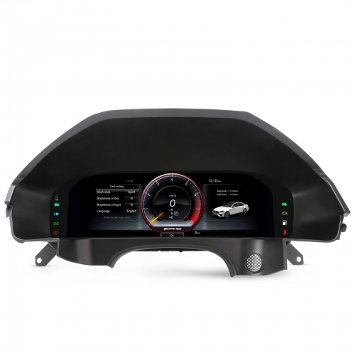Erisin ES48E40T 12,3 Zoll HD Digitales Kombiinstrument für Mercedes Benz E Klasse W212 2010-2013 NTG 4.0, LCD Armaturenbrett Tachometer mit 5-UI-Theme