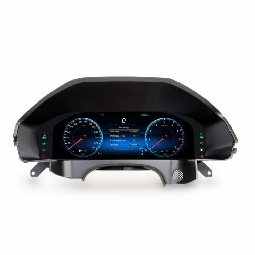 Erisin ES48E45T 12,3 Zoll HD Digitales Kombiinstrument LCD Display für Mercedes E Klasse W212 2014-2015 NTG 4.5, Digital Cockpit Tacho mit 5-UI-Theme