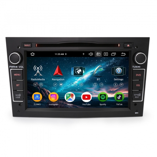 Erisin ES6560PB 7 Inch Android 16 Autoradio GPS Navi CD DVD for Opel Astra H Corsa C/D Meriva Zafira Signum Combo Vestra CarPlay Android Auto DAB+