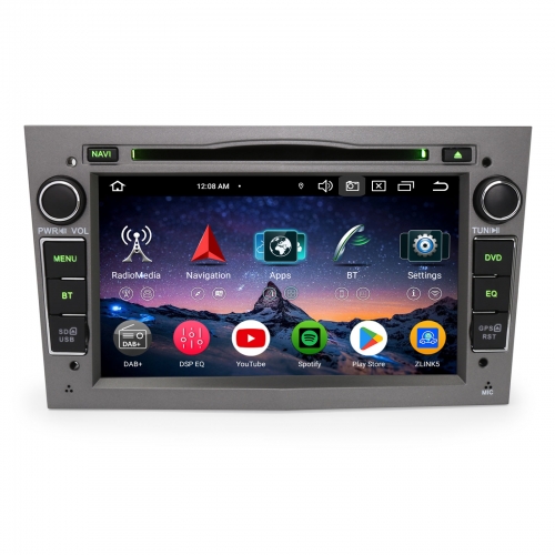 Erisin ES6560PG 7 Inch Android 16 Autoradio CD GPS Navigation for Opel Astra H Corsa C/D Meriva Zafira Signum Combo Vestra CarPlay Android Auto DAB+