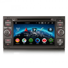Erisin ES9166FB 8-Kern 8GB+128GB Android 16 Autoradio CarPlay GPS Navi für Ford Fiesta Focus Kuga Transit C-Max S-Max Galaxy Android Auto DAB+ RDS FM