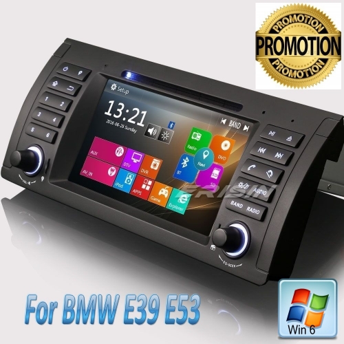 Erisin Autoradio BMW E39 M5 5 Series X5 E53 ES7161B 7in Stereo DAB+ GPS DVR  DTV Bluetooth DVD Navigation USB RDS