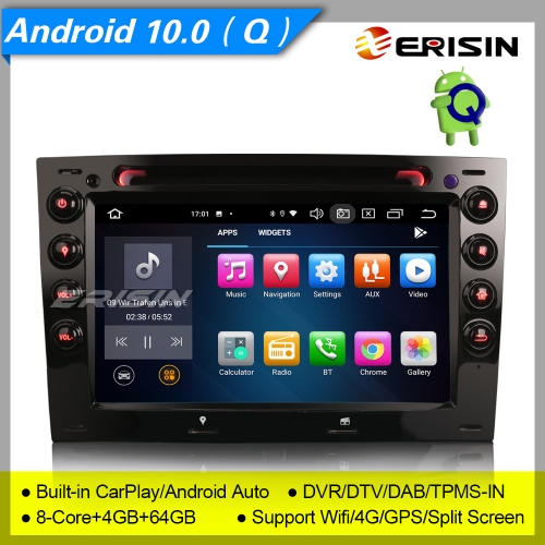 8 Core 4+64GB DSP Android 10.0 Renault Megane Car DVD Player CarPlay Car Stereo DAB+GPS PX5 Sat Navi DVR Erisin ES8113M