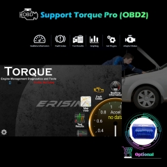 2+16GB PX30 CarPlay Android 10 DAB+ Ford Autoradio Mondeo Focus C-Max S-Max Galaxy GPS OBD TPMS DVR TNT Mirror Wifi USB SD 7" Erisin ES5909FS