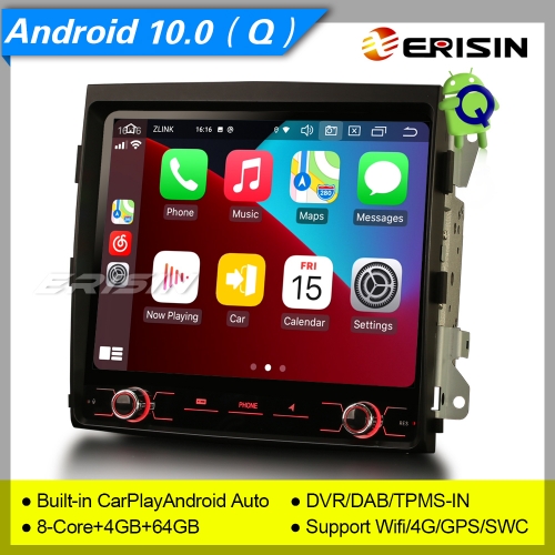 CarPlay DSP 4+64GB 8 Core IPS Android 10 Car Stereo PORSCHE CAYENNE 2010-2017 DAB+ Radio Sat Navi SWC BT DVR 8.4" Erisin ES8142C