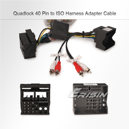Faisceau autoradio OPEL Quadlock > norme ISO / amplificateur
