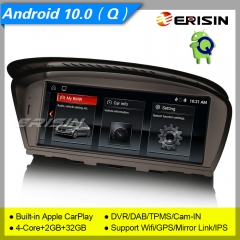 2+32GB MTK8227L Android 10.0 Autoradio 3er E90 5er E60 CIC Car OEM Idrive Centric System GPS DAB+ TPMS DVR BT SWC IPS 8.8