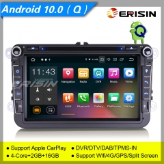 2+16GB PX30 Android 10.0 Autoradio For VW T5 Seat Skoda Touran Golf Toledo Altea Roomster Yeti DAB+ DVR TPMS TNT GPS BT 8