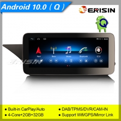 2+32GB MTK6737 CarPlay/Auto Android 10.0 Autoradio Mercedes Benz E-Class W212 NTG 4.5 SWC GPS DAB+ 4G IPS 10.25