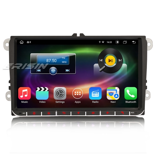 Android 11.0 8 Core 2+32G Car Stereo For VW Seat Skoda EOS Passat Altea Golf Fabia DSP SWC OBD DAB+ 4G BT GPS 9" ES8691V