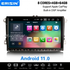 4+64GB PX5 8 Core Android 11 Car Stereo For VW Seat Skoda Bora Golf Fabia EOS DAB+ Radio Sat Navi GPS BT 4G DVR TPMS SWC 9