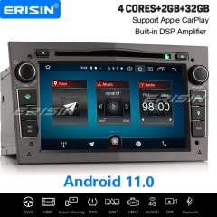 2+32GB 4 Core Android 11 Car DVD Player VAUXHALL OPEL Corsa C D Signum Vivaro Zafira Astra Vectra Combo DAB+ Radio Car Stereo Sat Navi TPMS SWC DVR BT