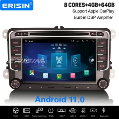 2Go+32Go Android 11 Autoradio DAB+ GPS Navi Pour VW Passat CC Golf