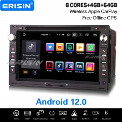 8 inch Android 12.0 IPS 64GB Autoradio 8-UI CarPlay WiFi 4G OBD2