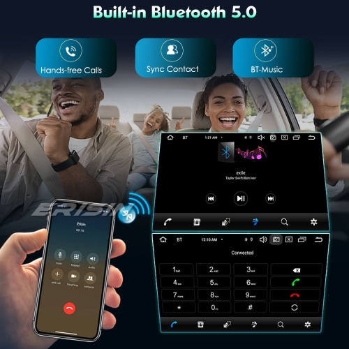 Autoradio Android 13 Pour Mercedes W211/E-Class/CLS (2005-2008) - 9" Écran Tactile, 6Go+128Go, CarPlay/Android Auto Sans Fil, GPS, WiFi, Caméra