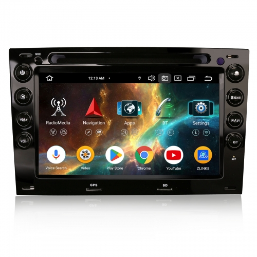 Erisin 8 Core 4GB+64GB Android 13.0 Car Stereo Navi for Renault Megane Ⅱ Wireless CarPlay Android Auto WiFi DSP 4G USB DVD Bluetooth 5.0 DAB+ ES6713M