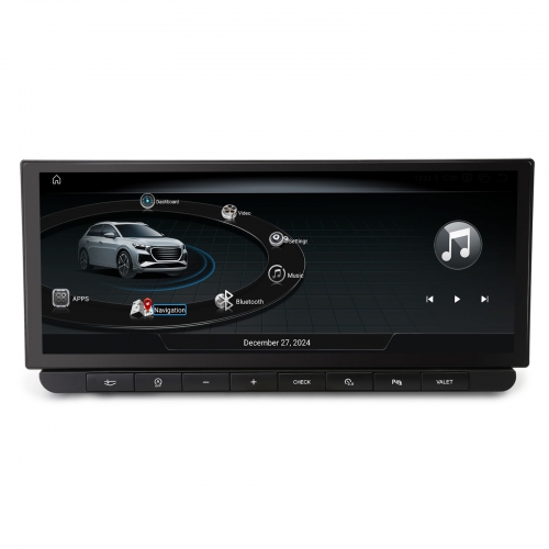 Erisin 12,3" IPS Qualcomm 8 Cœurs 8Go+128Go Android 14 Autoradio Navi pour Audi A6 CarPlay Android Auto WiFi Bluetooth 5.1 USB 4G DSP MMI ES4776AL