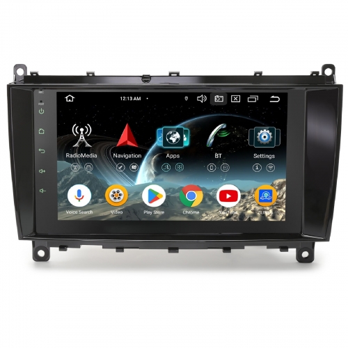 Erisin 8" 8 Cœurs 4Go+64Go Android 14 DAB+ Autoradio Navi pour Mercedes Benz Classe CLK C209/A209 CarPlay Android Auto WiFi 4G USB Bluetooth ES5584C
