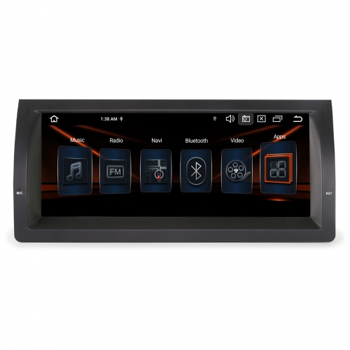 Erisin 10,25" 8 Cœurs 4Go+64Go Android 14.0 DAB+ Autoradio Navi pour BMW X5 E53 de 2000 à 2007 CarPlay Android Auto WiFi 4G USB Bluetooth DSP ES5505B